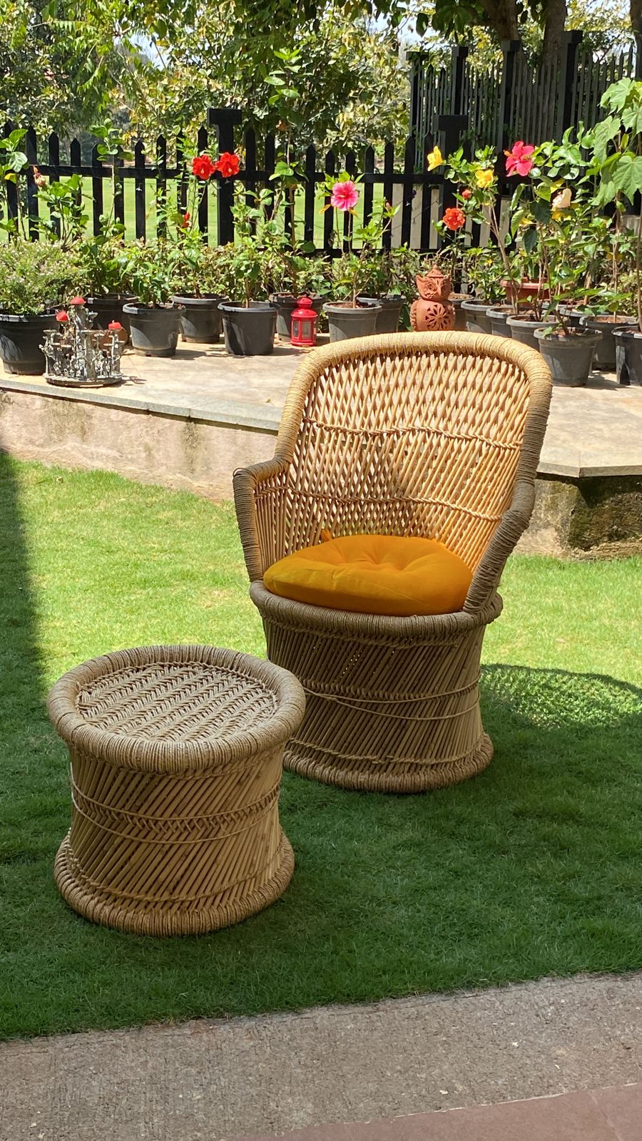 Bangalore Buzz: Bamboo Chairs for a Restaurant's Garden City Soul