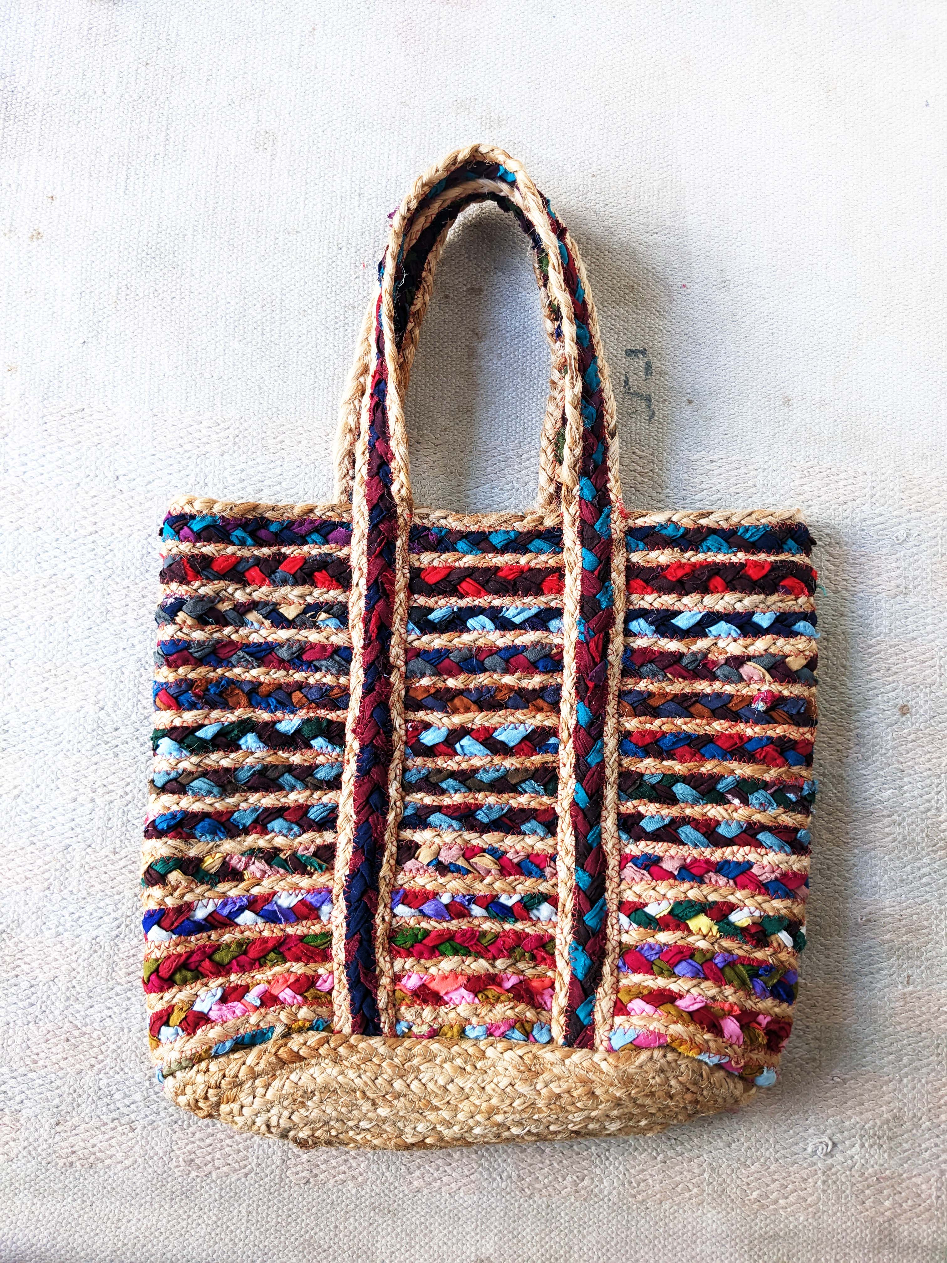 Jute Braided Handbags for women