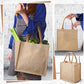 Handmakers Natural Jute Bags Wholesale for Wedding Welcome Bags 12x12x5 inch Pack of 20