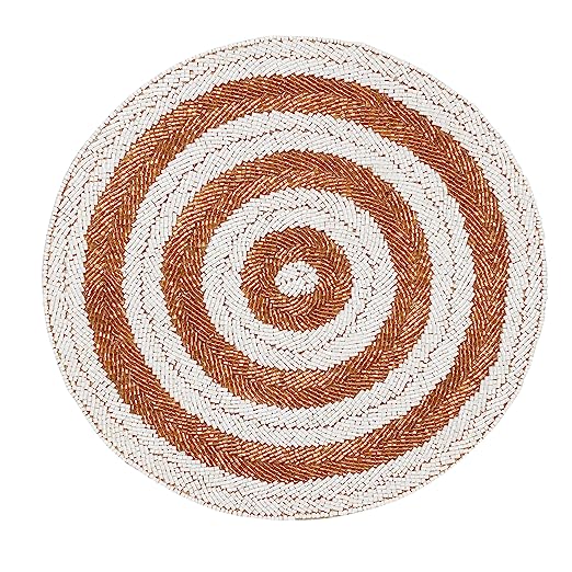 Elegant Beaded Table Décor Set Coffee Table Mat, Dining Table