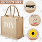 Handmakers Natural Jute Bags Wholesale for Wedding Welcome Bags 12x12x5 inch Pack of 20