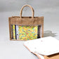 handmakers Transparent Jute Mini Handmade Women's Gift Bags for Weddings and Engagements