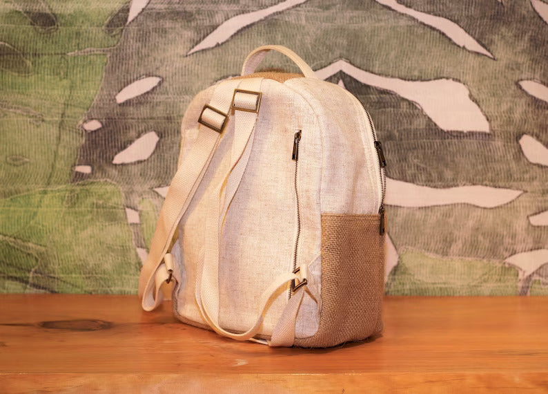 Jute bagpack bags