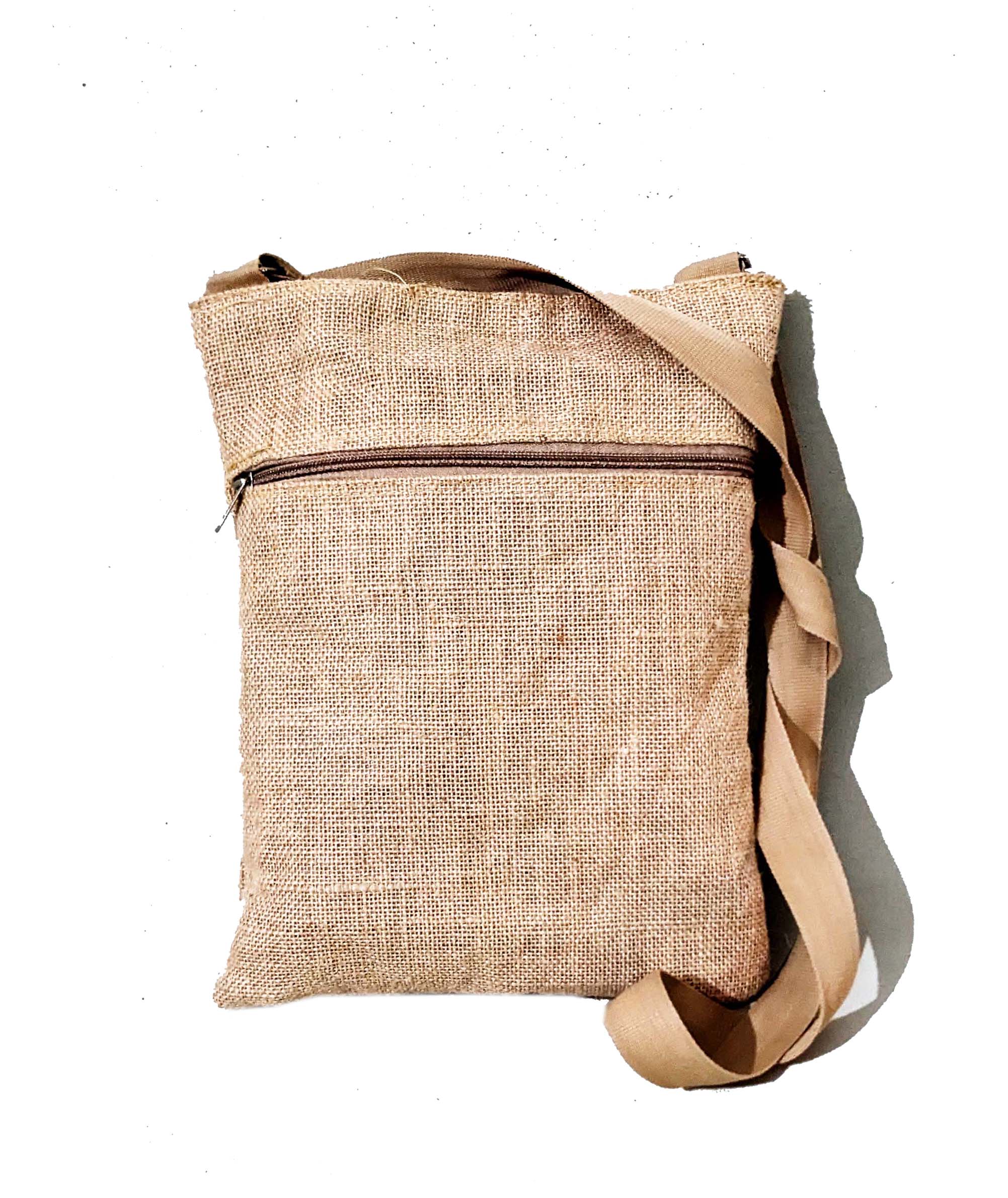 Jute discount sling bag